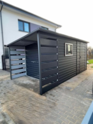 Schowek 3x2 m + wiata 1x2 m