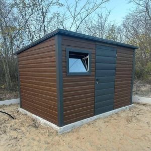 Domek narzędziowy 3x3m (drewnopodobny)