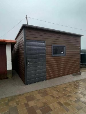 Domek narzędziowy 3x2 m drewnopodobny