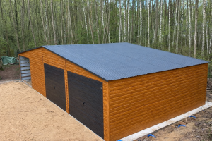 Garaż 12x6 z wiatą