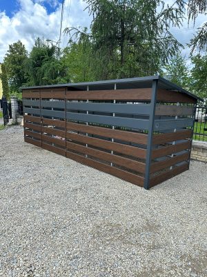 Wiata śmietnikowa 6x2