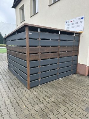 Wiata śmietnikowa 3x3