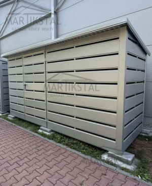 Wiata śmietnikowa 4x2