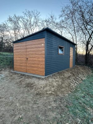 Garaż 3x6 spad na lewo